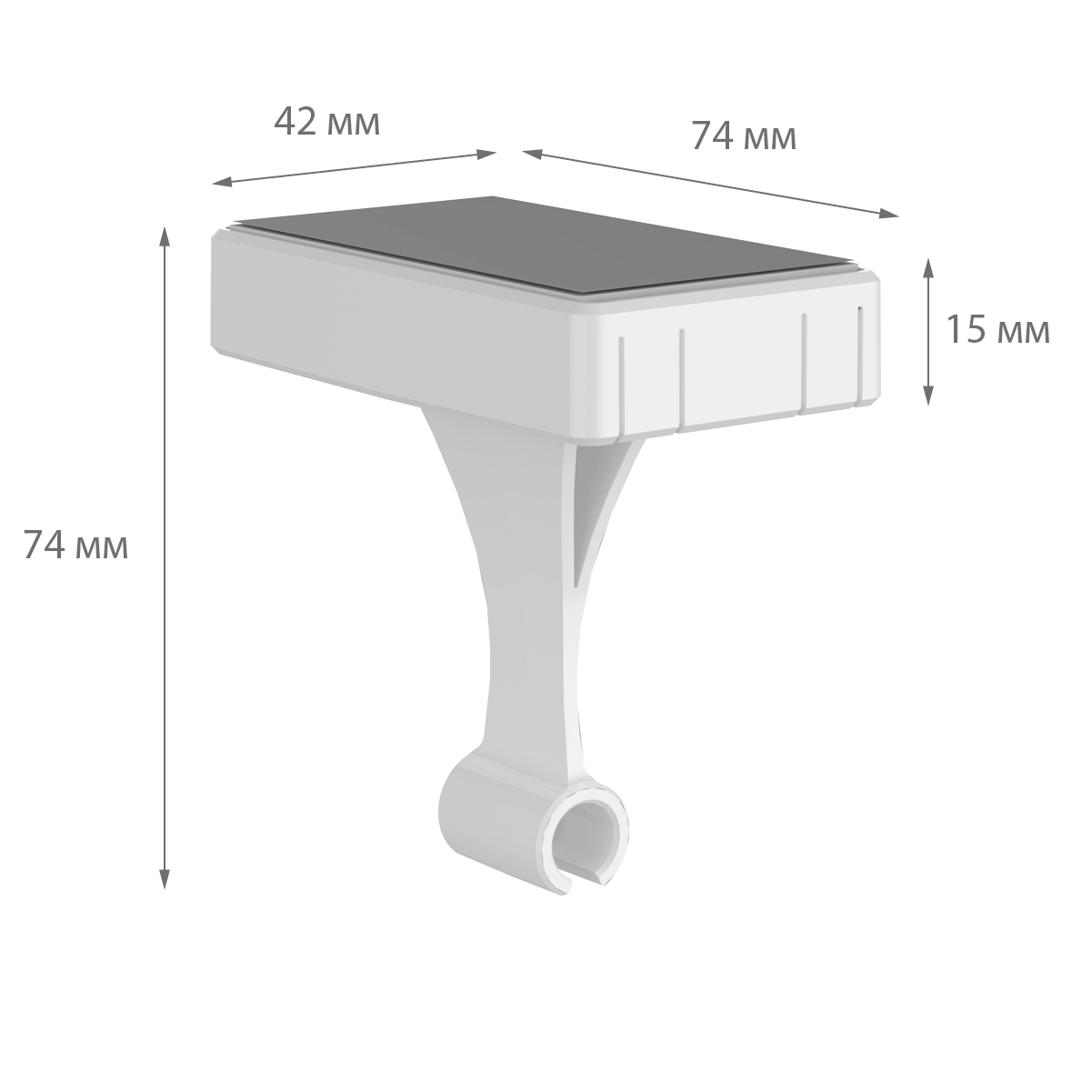Держатель вывески магнитный MAG-FLEX-TUBE-I-2F без трубки