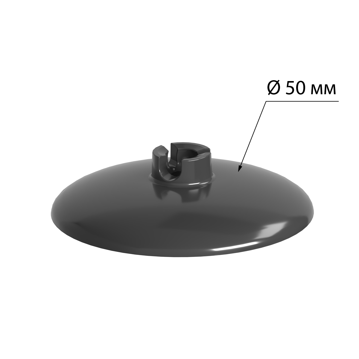 Подставка ROUND BASE-VL 50 mm, цвет черный