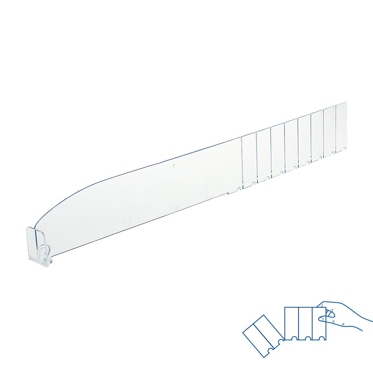 Разделитель высотой 60 мм DIV60-BT30, длина 285-485 мм