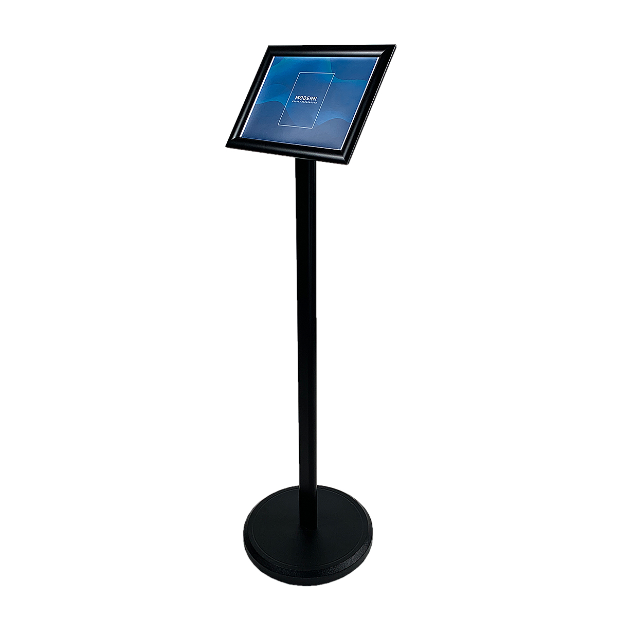Рекламная стойка поворотная ALUSNAP-STAND черная, A4