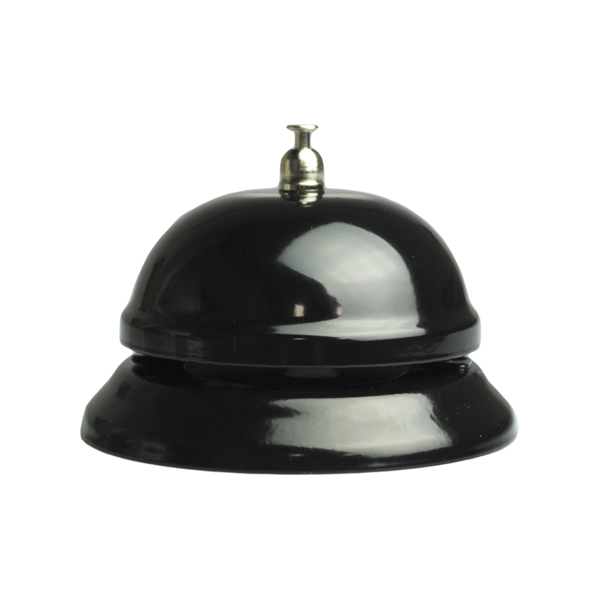 Звонок барный черный, диаметр 85 мм.