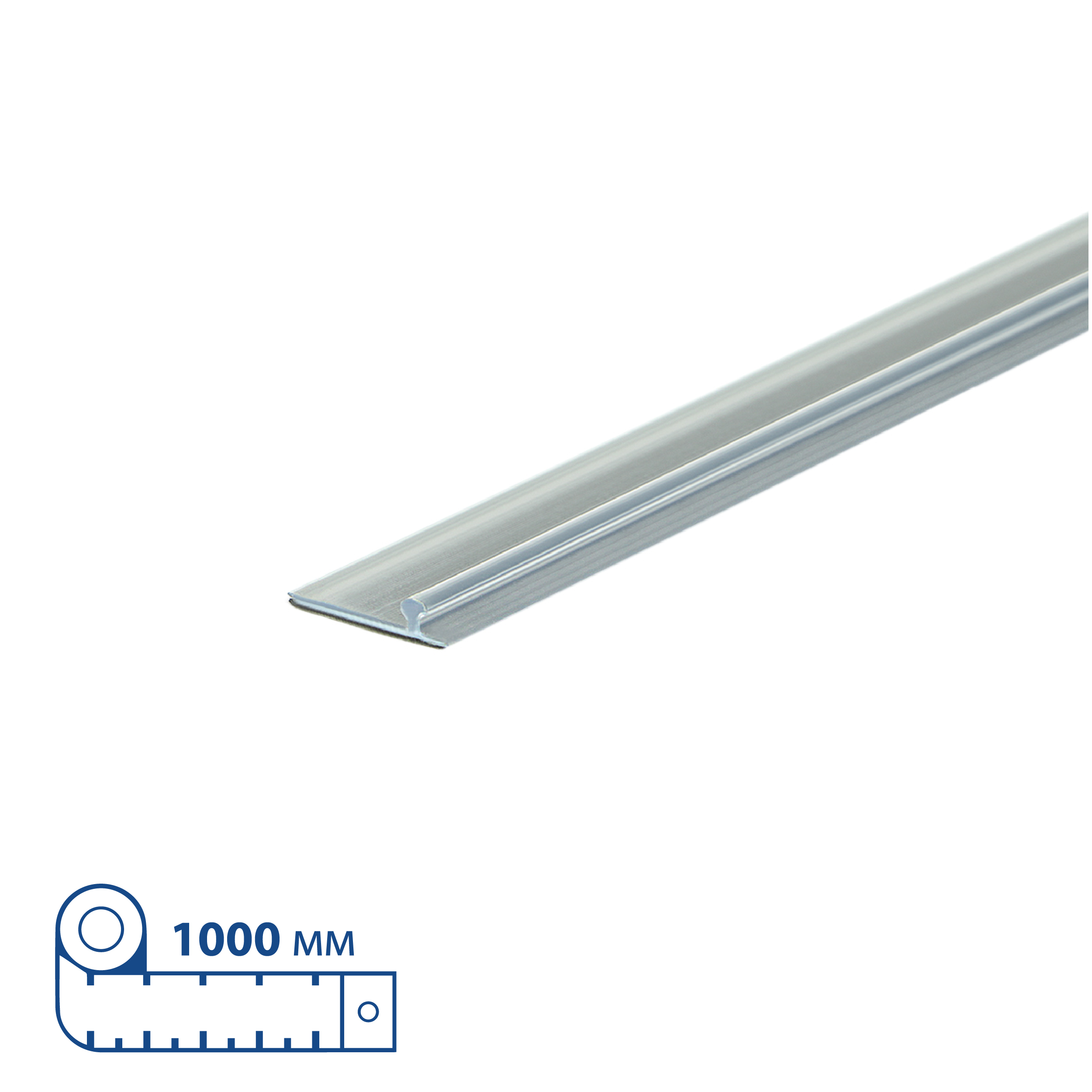 Т-профиль T-RAIL30 для крепления разделителей, длина 1000  мм с магнитным скотчем
