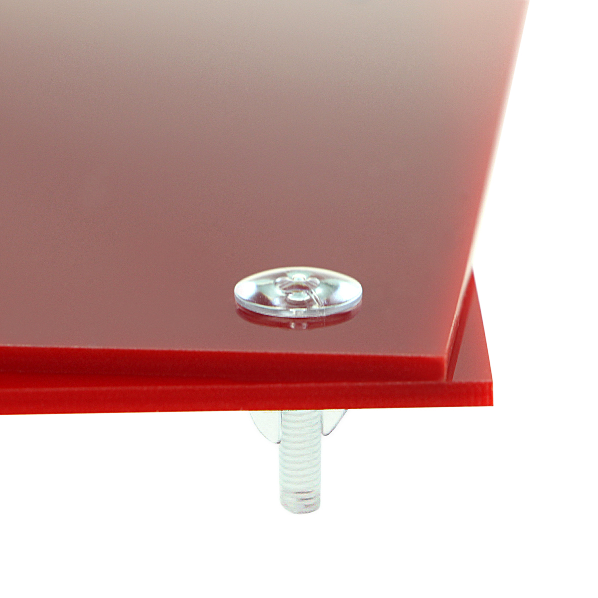 Винт и гайка с ушками VIKING SCREW-25, цвет прозрачный  (20 шт. в упаковке)