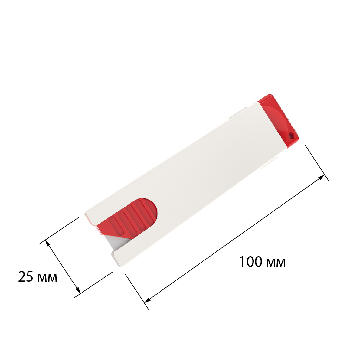 Безопасный нож CHICKER, цвет красный
