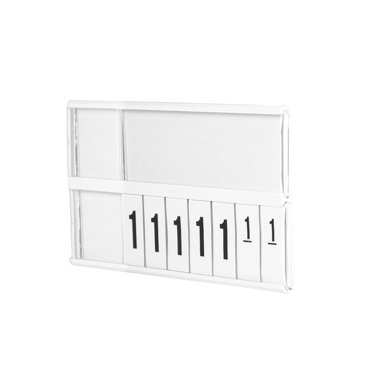 Кассета цен PC DIGIT-A7L, белые блокноты REGULAR, белая