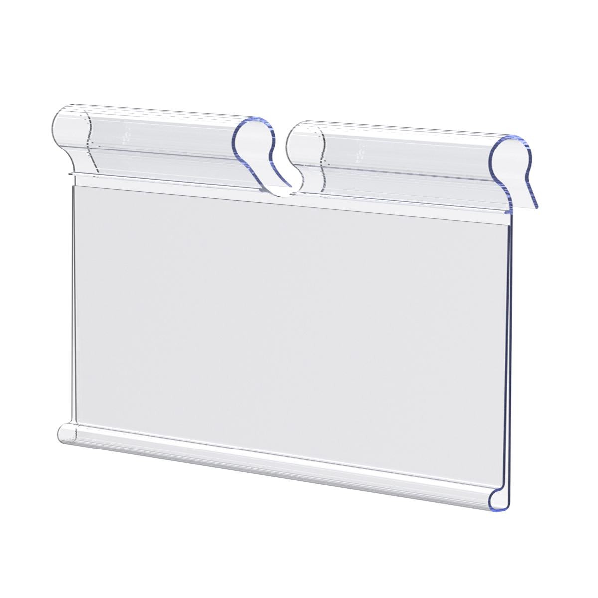 Ценникодержатель на крючок VH39 прозрачный, 100 мм