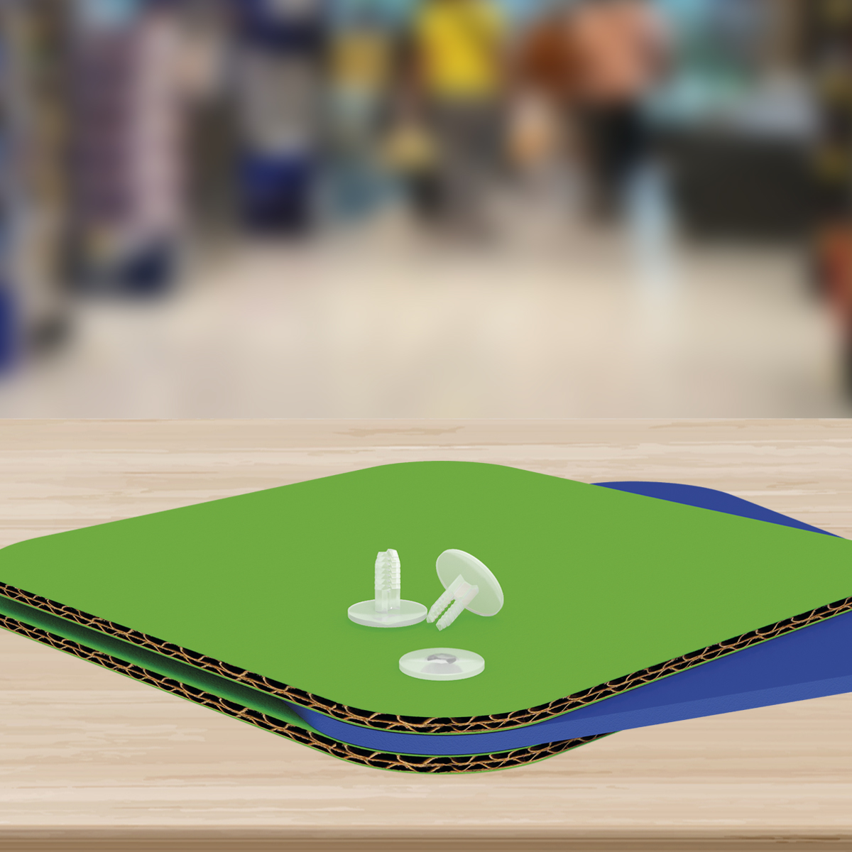 Заклепка универсальная UNI RIVET-11, цвет белый (комплект)