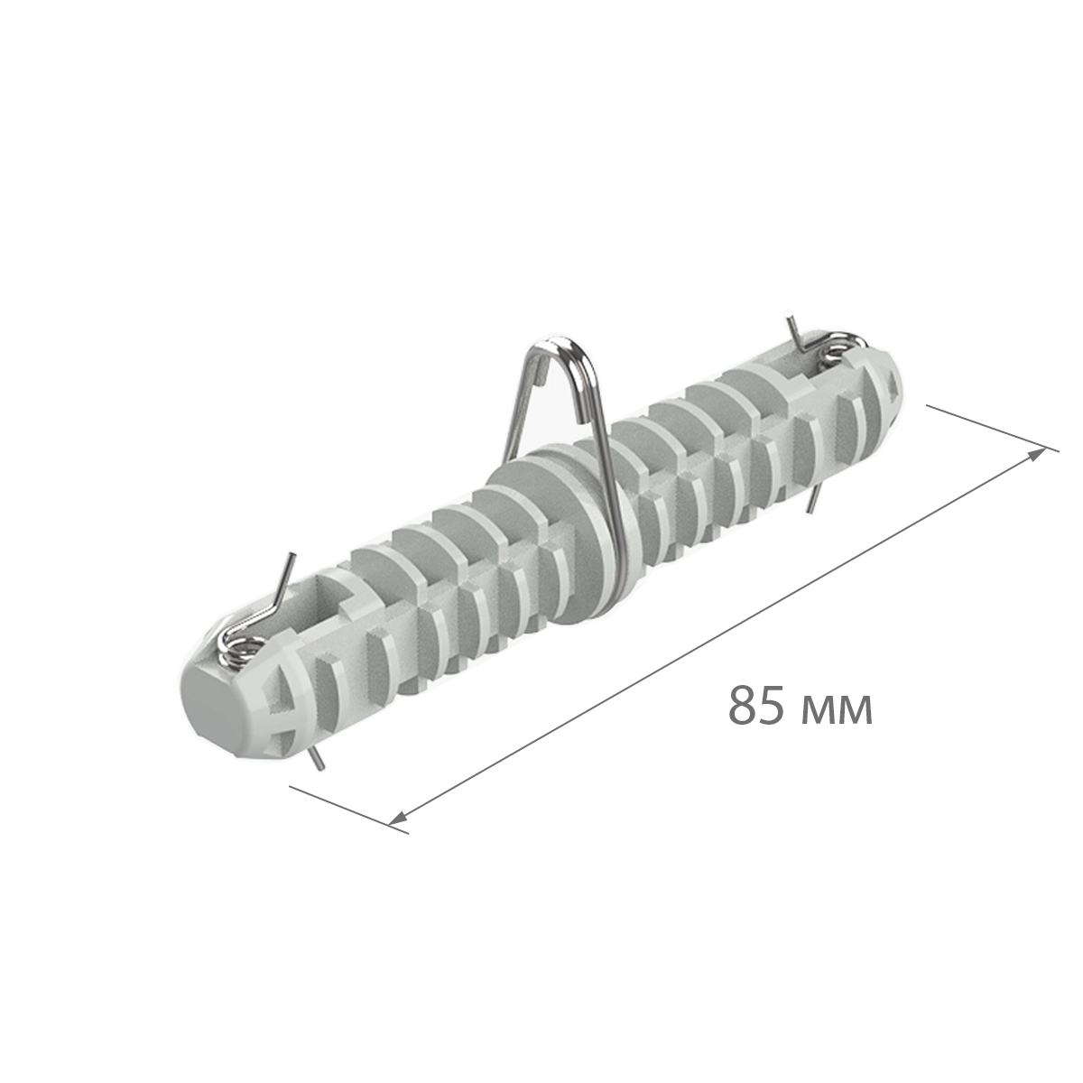 Соединитель пластиковый AIR-I-FIX, цвет серый