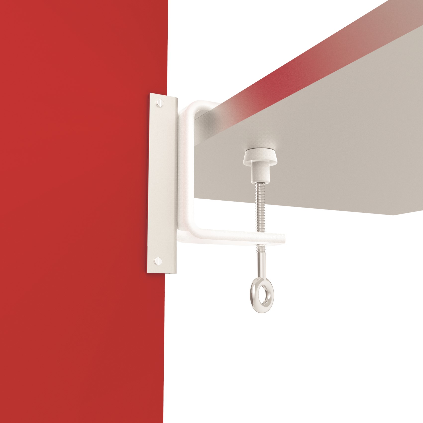 Струбцина CLAMP HOLDER-90 с вертикальным П-держателем вывесок