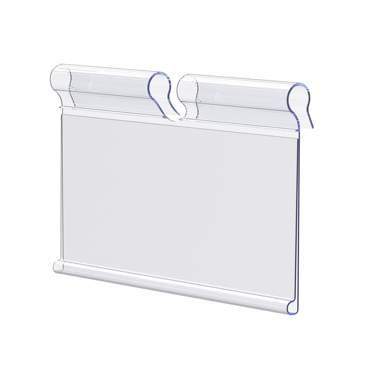 Ценникодержатель на крючок VH39 прозрачный, 80 мм