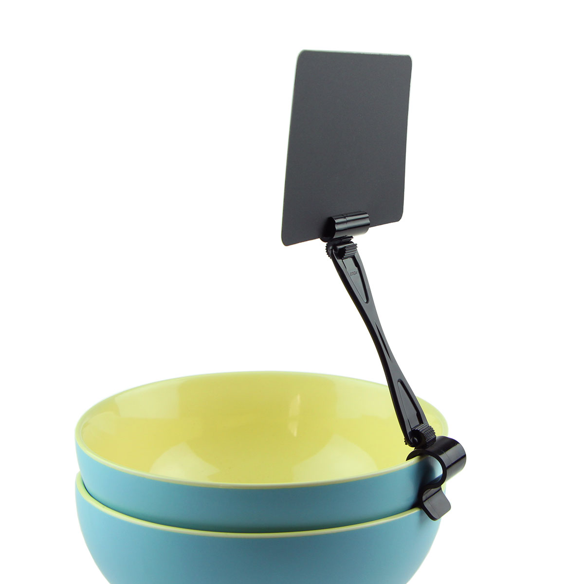 Ценникодержатель ДЕЛИ на край посуды DELI-SIDE-SET90, цвет черный