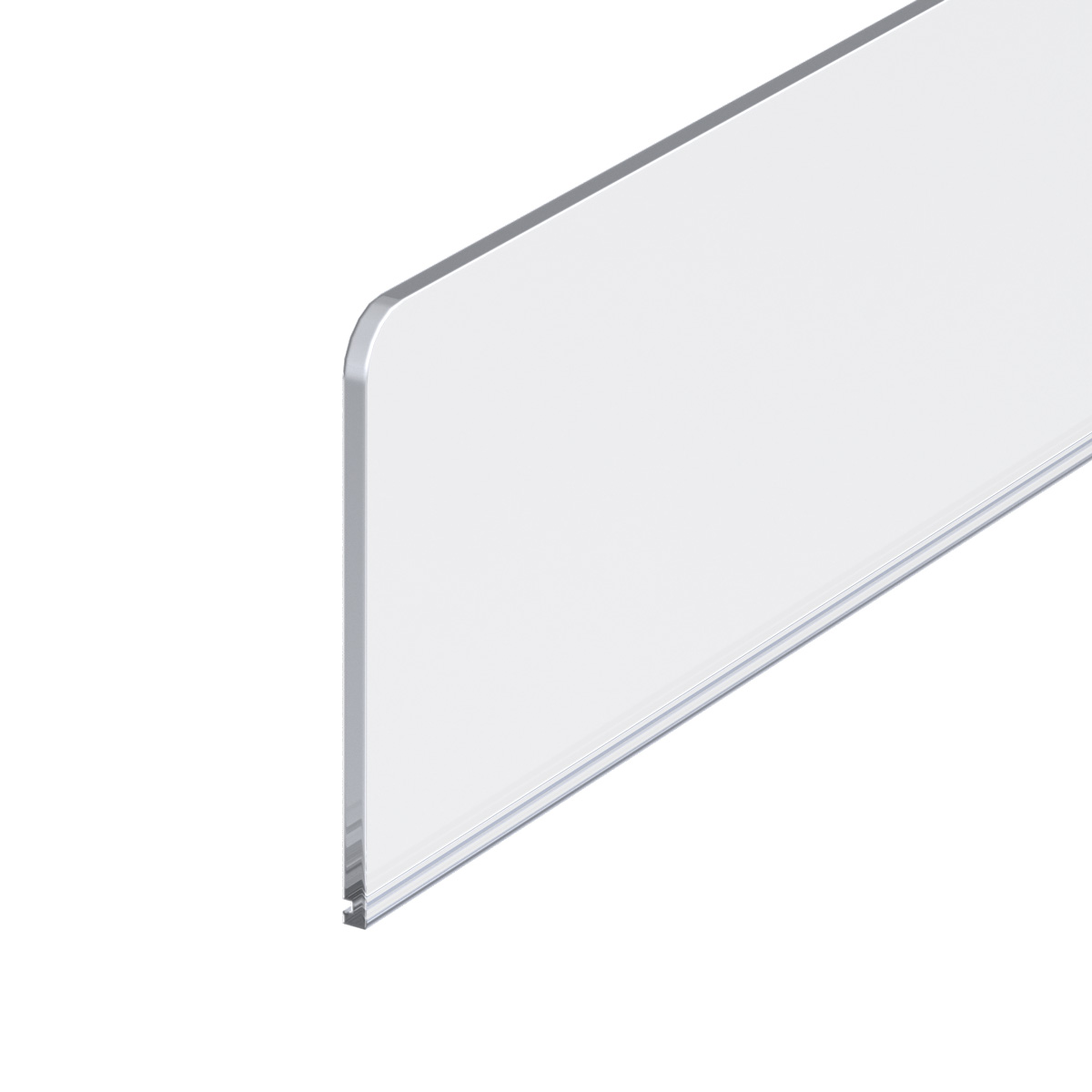 Ограничитель пластиковый передний высотой 100 мм FR-RISER100, длина 1300 мм