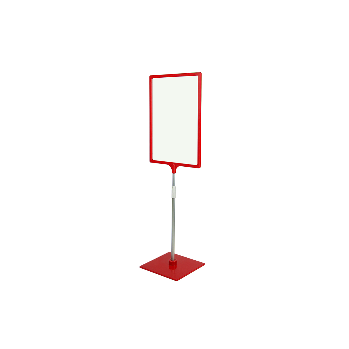 Стойка на подставке BASIS с PFT-A4, высота 350-550 мм, цвет красный
