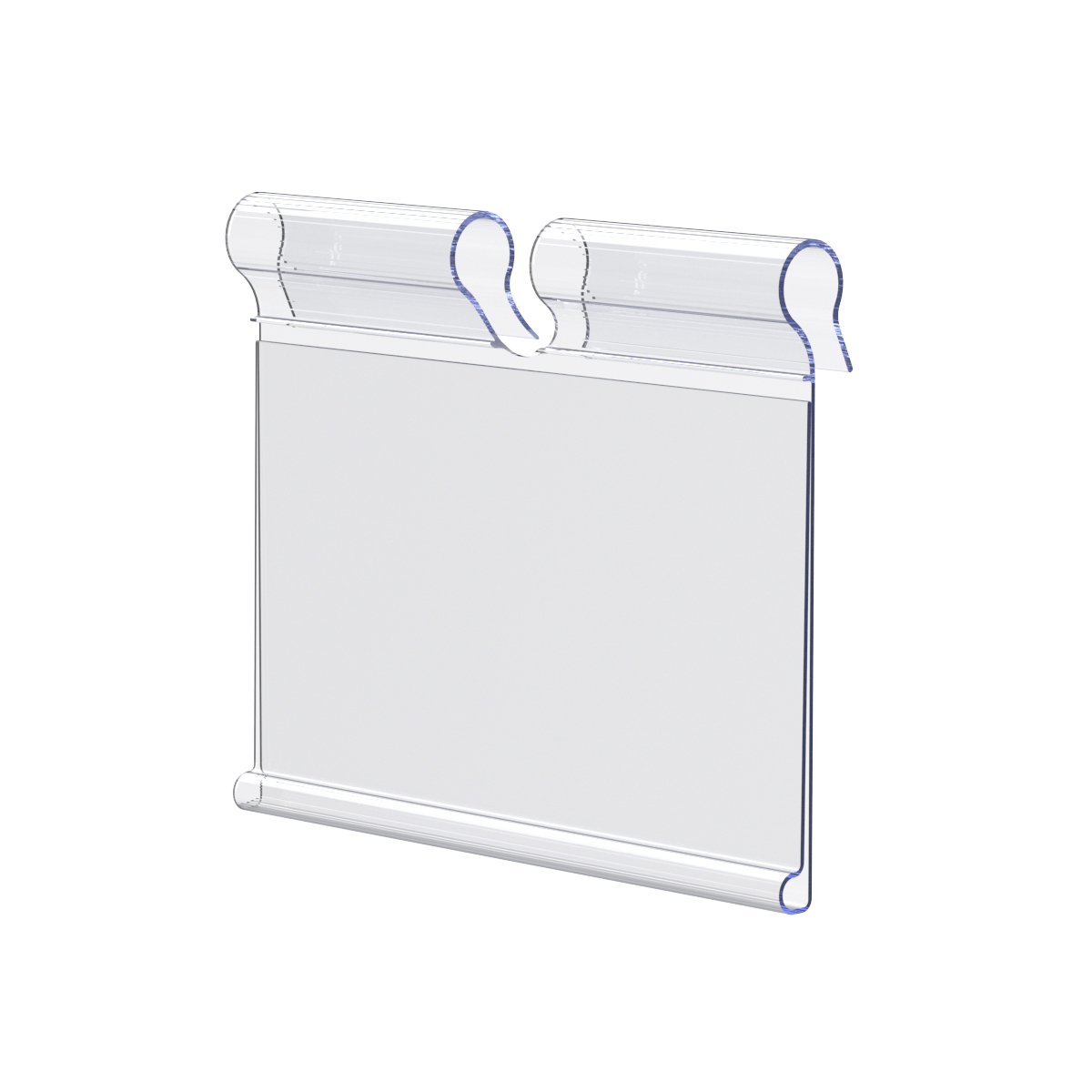 Ценникодержатель на крючок VH39 прозрачный, 60 мм