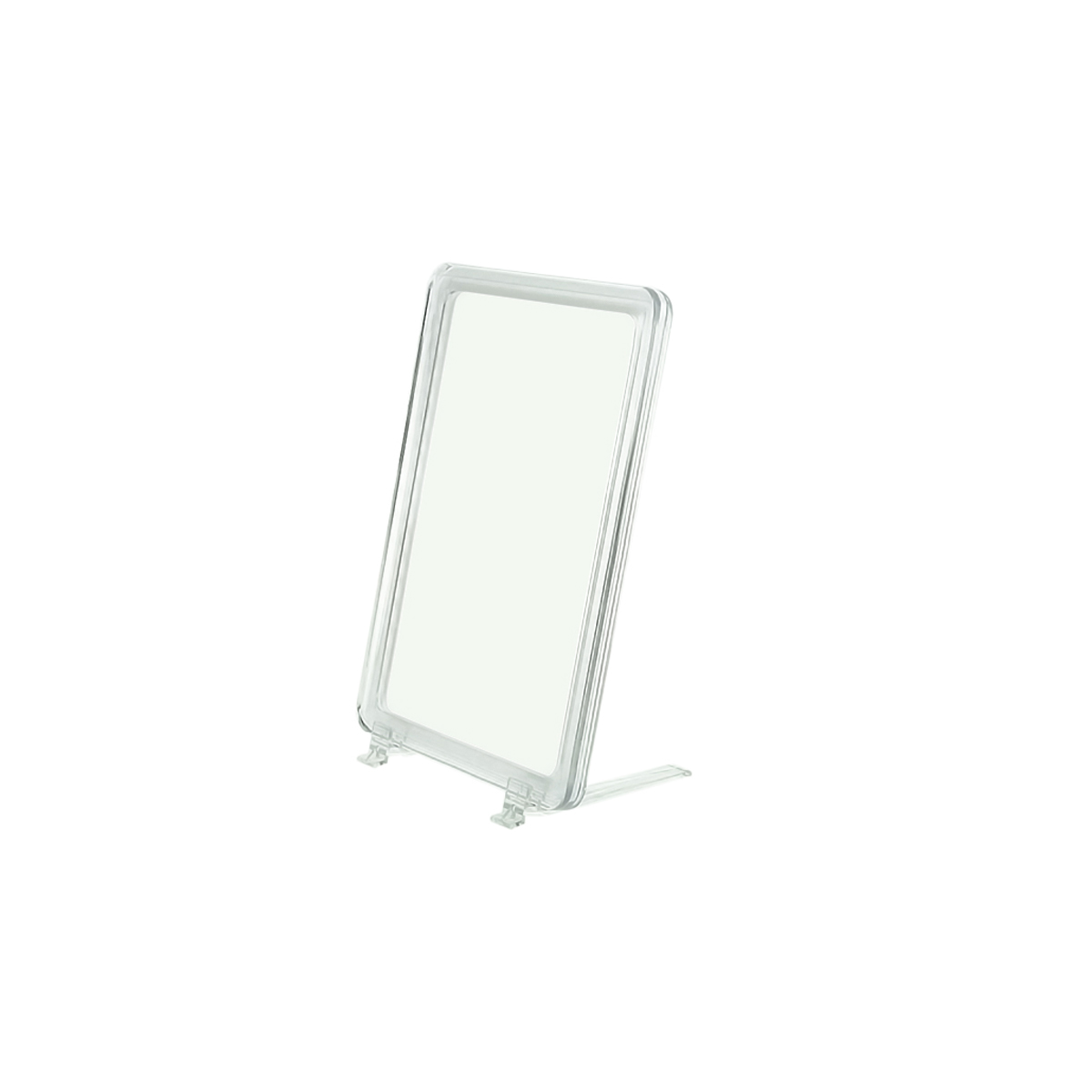 Стойка на подставках BASE-75 с рамкой PF-A5, цвет прозрачный