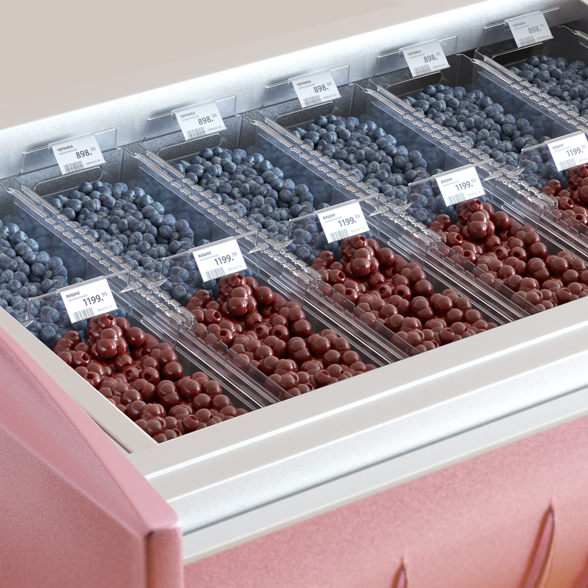 Раздвижной контейнер SLIDEBOX с разделителями DIV-LOCK