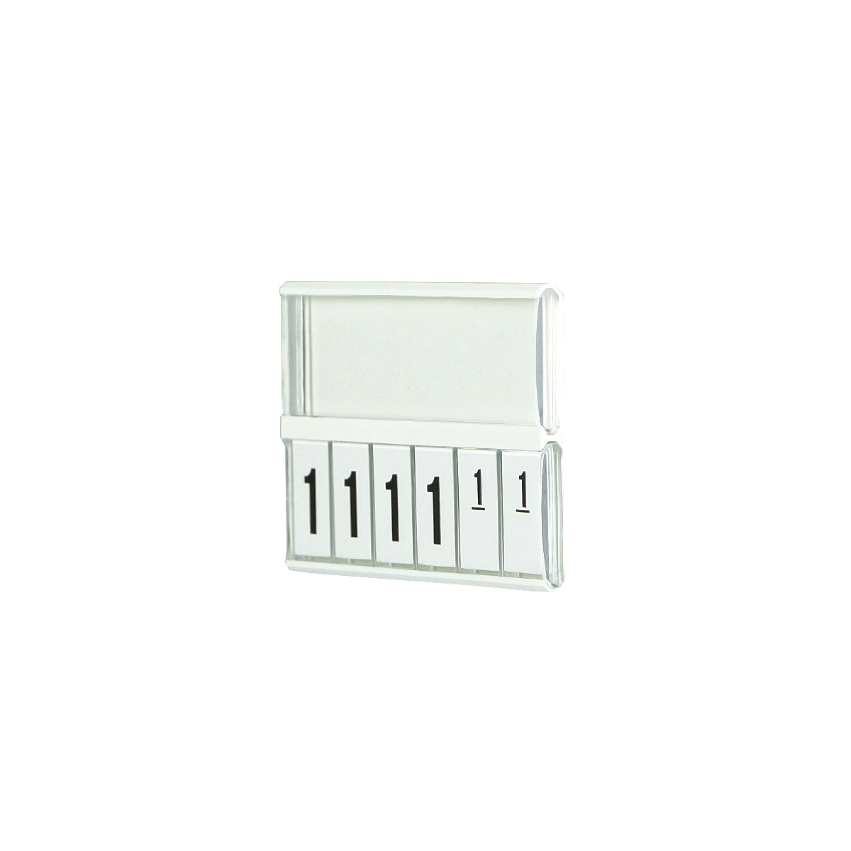Кассета цен PC DIGIT-A8, белые блокноты REGULAR, белая