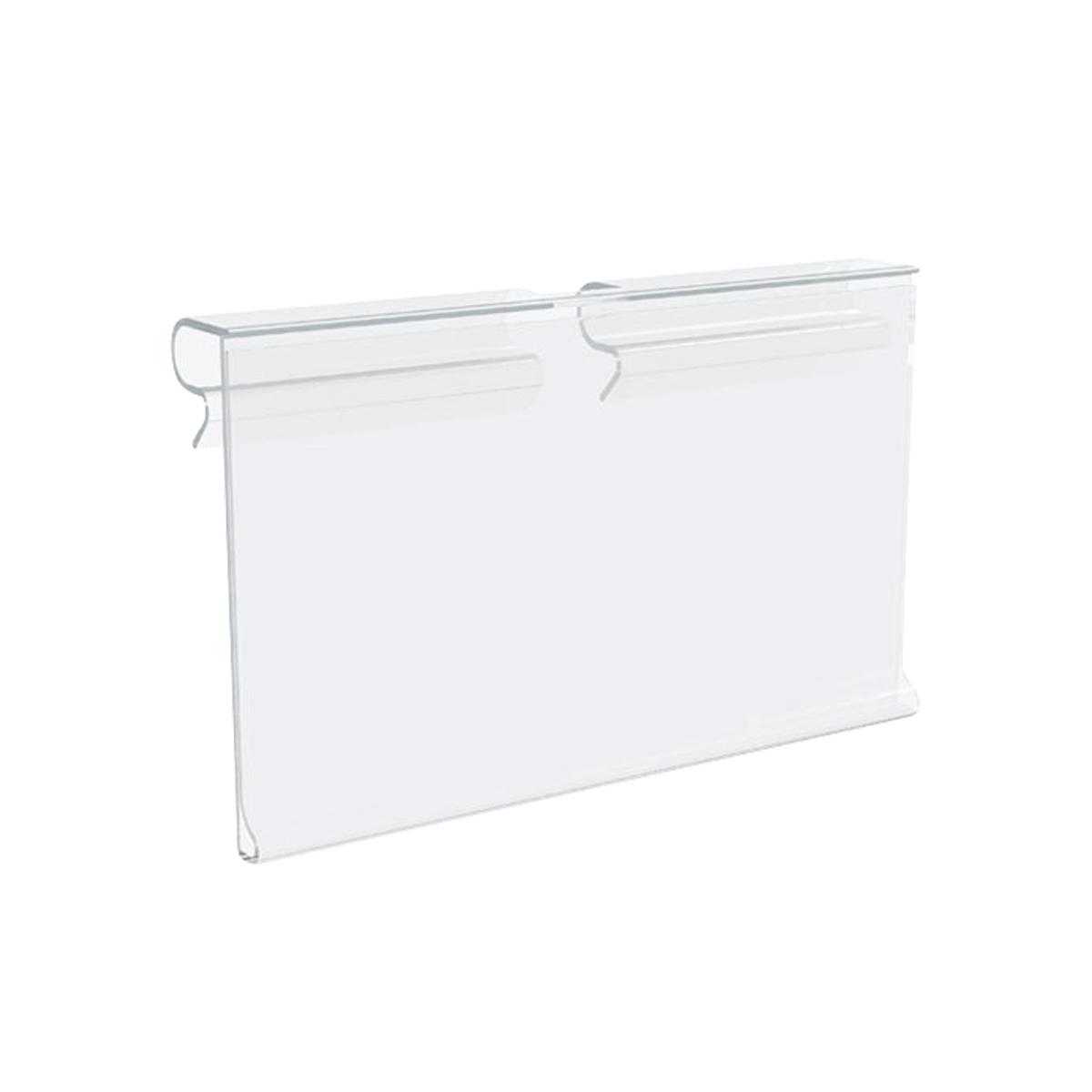 Ценникодержатель на крючок откидной RH39 прозрачный, 70 мм