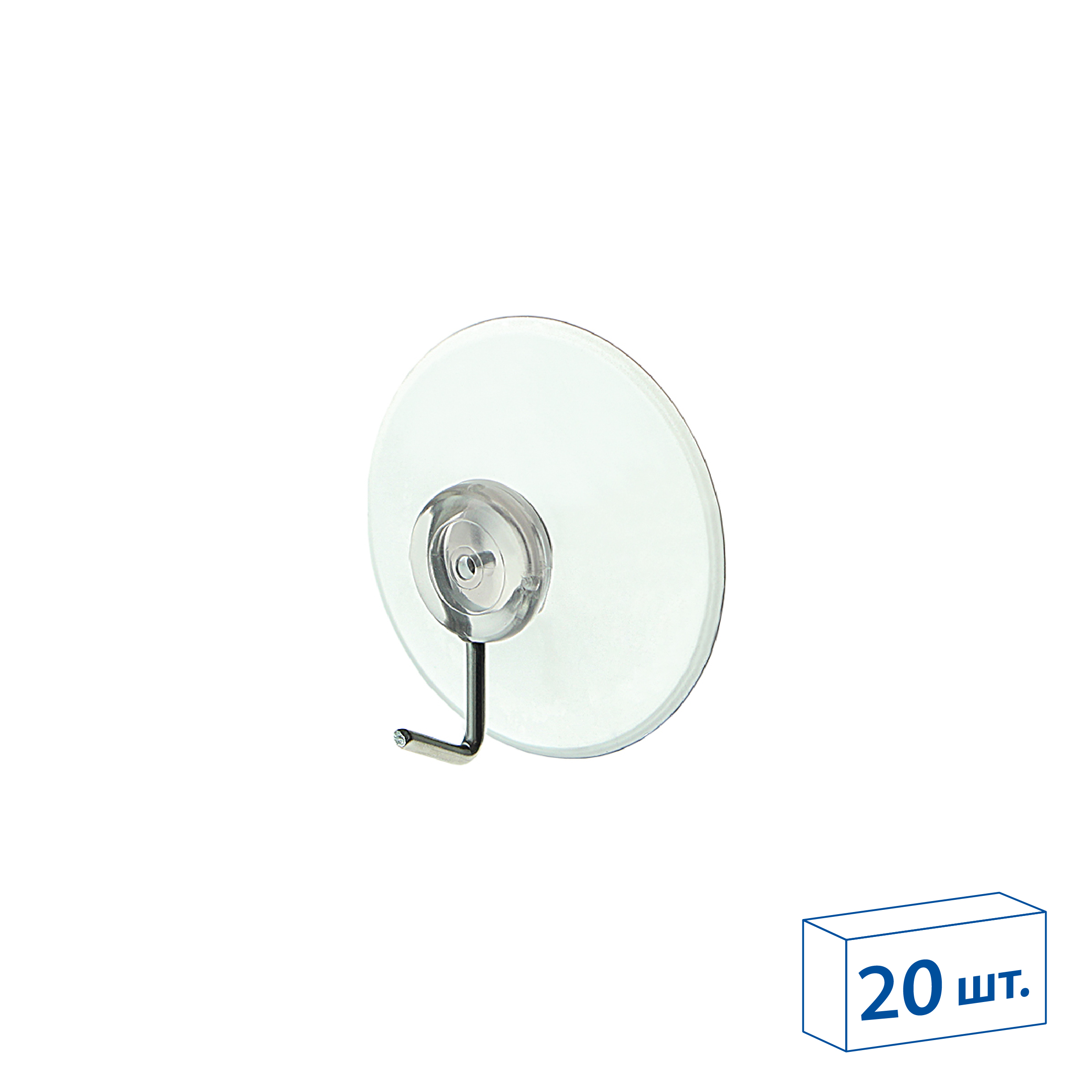 Присоска с металлическим крючком SC40-MH  (20 шт. в упаковке)