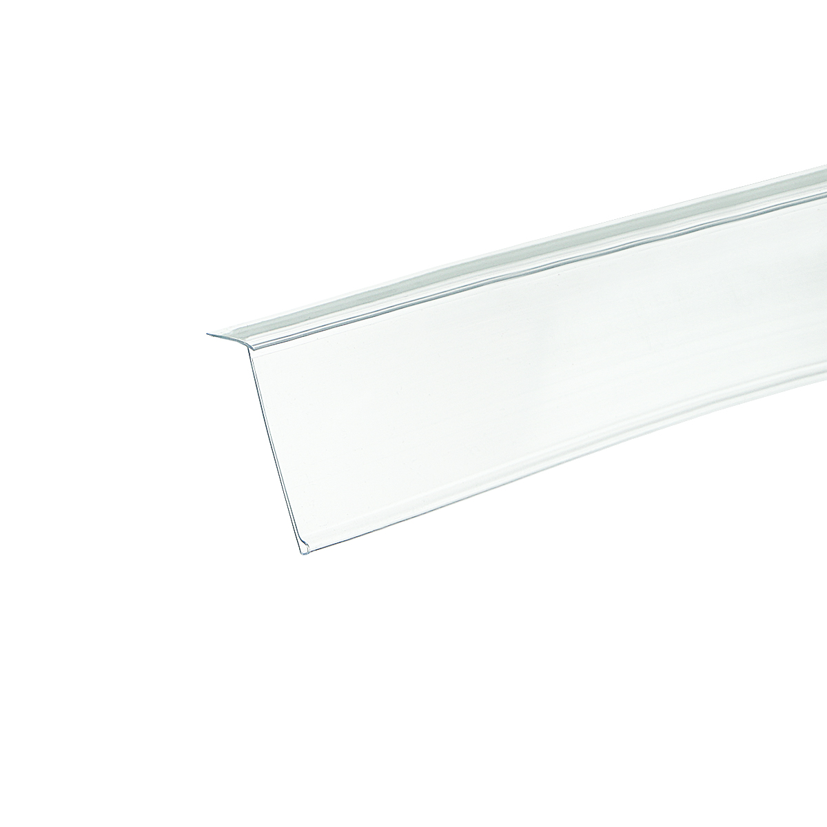 Ценникодержатель HEL39 прозрачный, 1000 мм