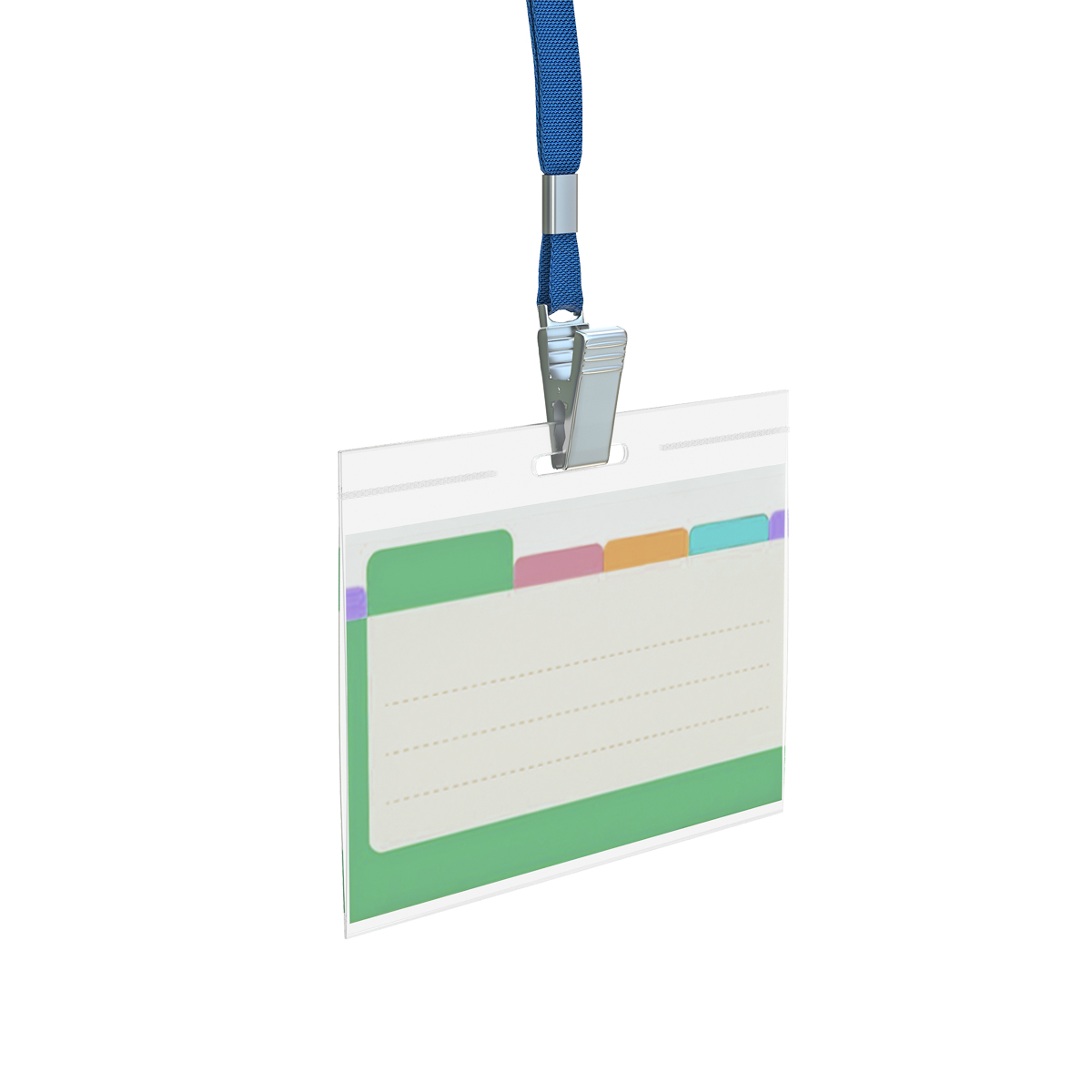 Бейдж 87*55 мм, горизонтальный (50 шт. в упаковке)