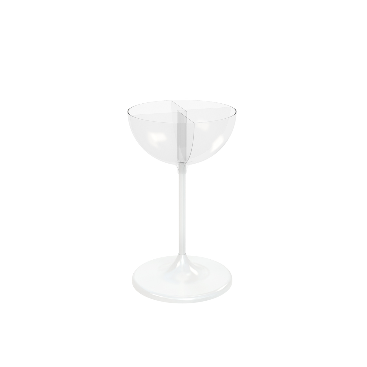 Дисплей UNIBOWL 24 л, цвет белый c комплектом разделителей