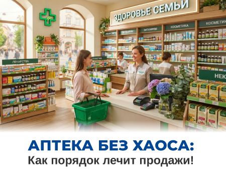 Аптека без хаоса: как порядок лечит продажи!