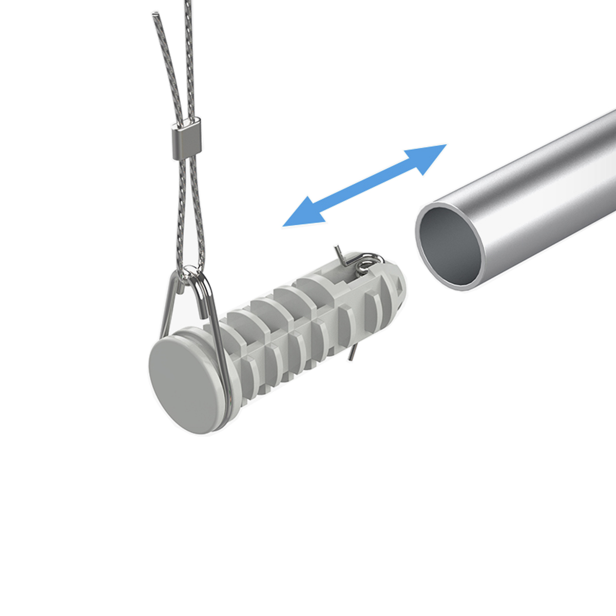 Заглушка пластиковая AIR-CAP, цвет серый