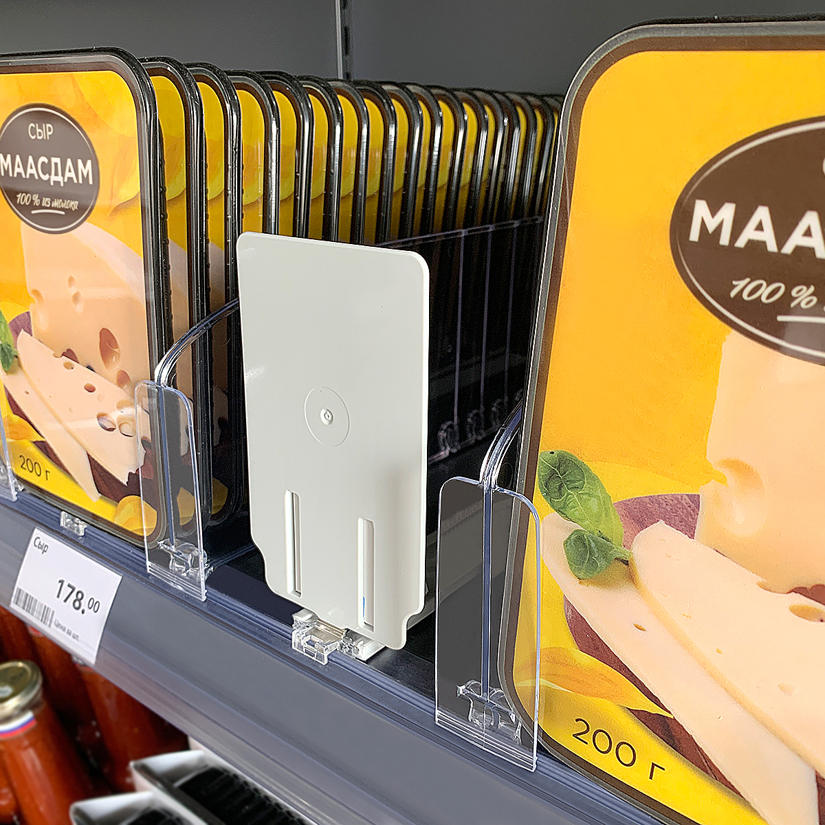 Расширитель задней опоры пружинного толкателя PUSHER BACK 80*130 мм, цвет серый