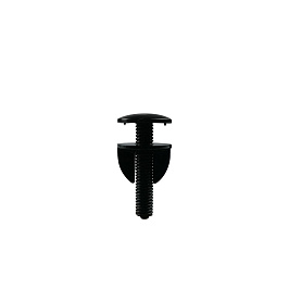 Винт и гайка пластиковый с ушками VIKING SCREW-25, цвет черный