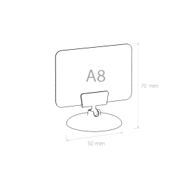 Набор держателей ценников ROUND BASE