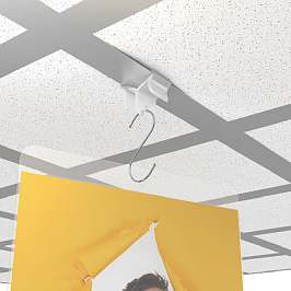 Потолочный зажим для подвешивания вывесок CEILING CLAMP