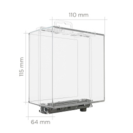 Сейфер EUROBOX-L АМ+РЧ 5000 Гс, внутренний р-p.115х110х64