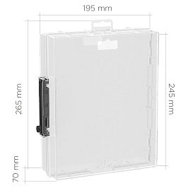 Сейфер EUROBOX BIG BOX 1 АМ+РЧ 5000 Гс, внутренний р-p. 238х190х60