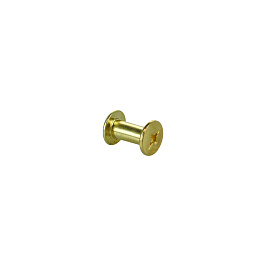 Винт полиграфический металлический 10 мм BINDING SCREW-10, цвет золото